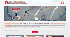 Desktop Screenshot of dental-surgical.com