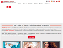 Tablet Screenshot of dental-surgical.com